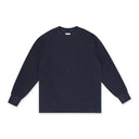 INDIGO GARMENT DYED UNIFORM LONG-SLEEVE T-SHIRT