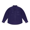 PURPLE FLEECE BUTTON-DOWN SHIRT