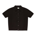 BROWN FULL BUTTON POLO CARDIGAN