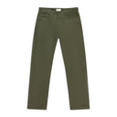 GREEN MICRO CORD RELAXED-FIT JEANS