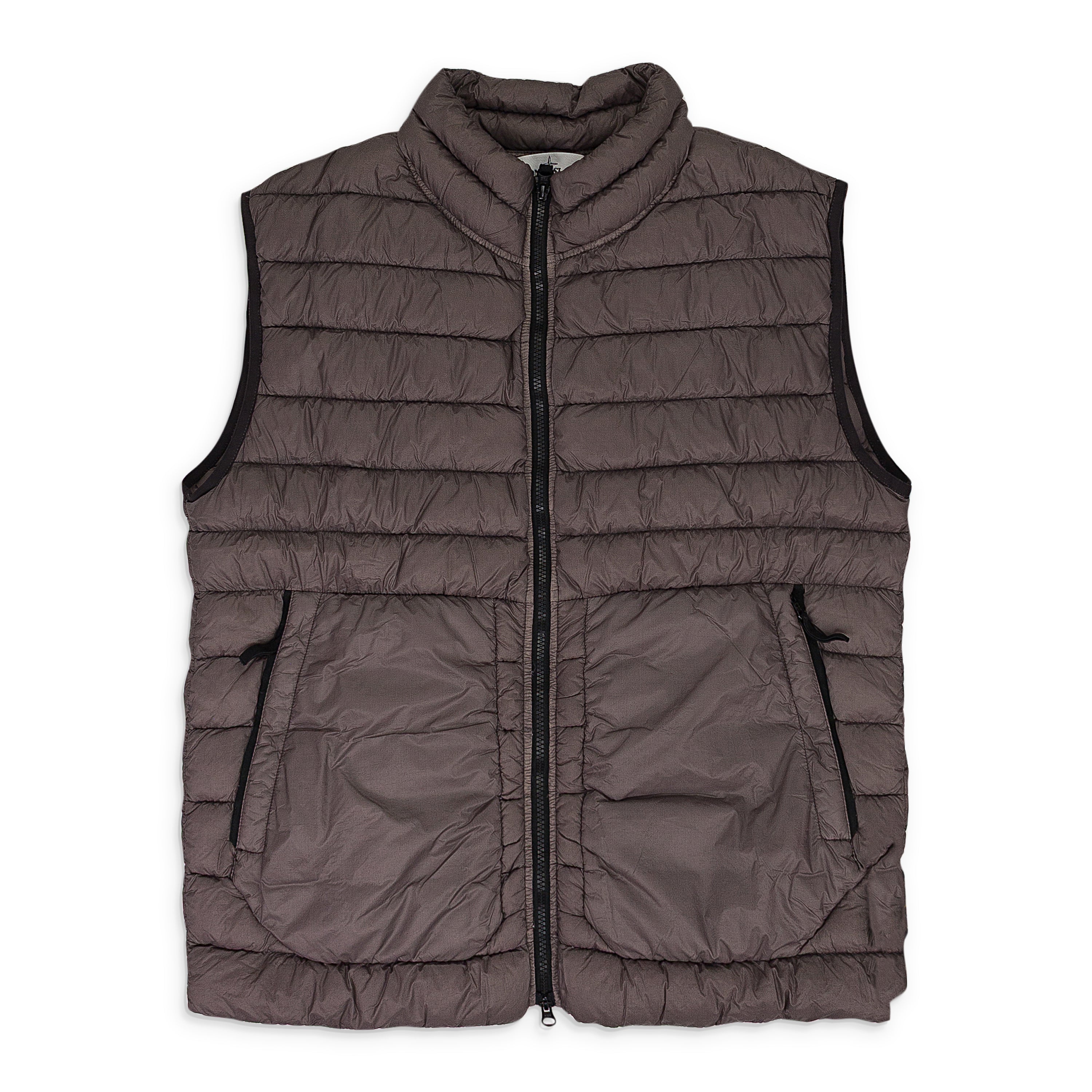 BURGUNDY DOWN SLEEVELESS VEST – 1nventory