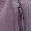 VIOLET POCKETED BOOK MESSENGER BAG
