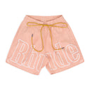 PINK LOGO SWIM TRUNKS