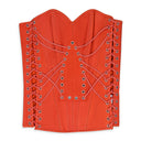 ORANGE WINDOW LONGLINE CORSET