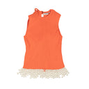 Opening Ceremony Beaded Open Back Knit Top - Blue