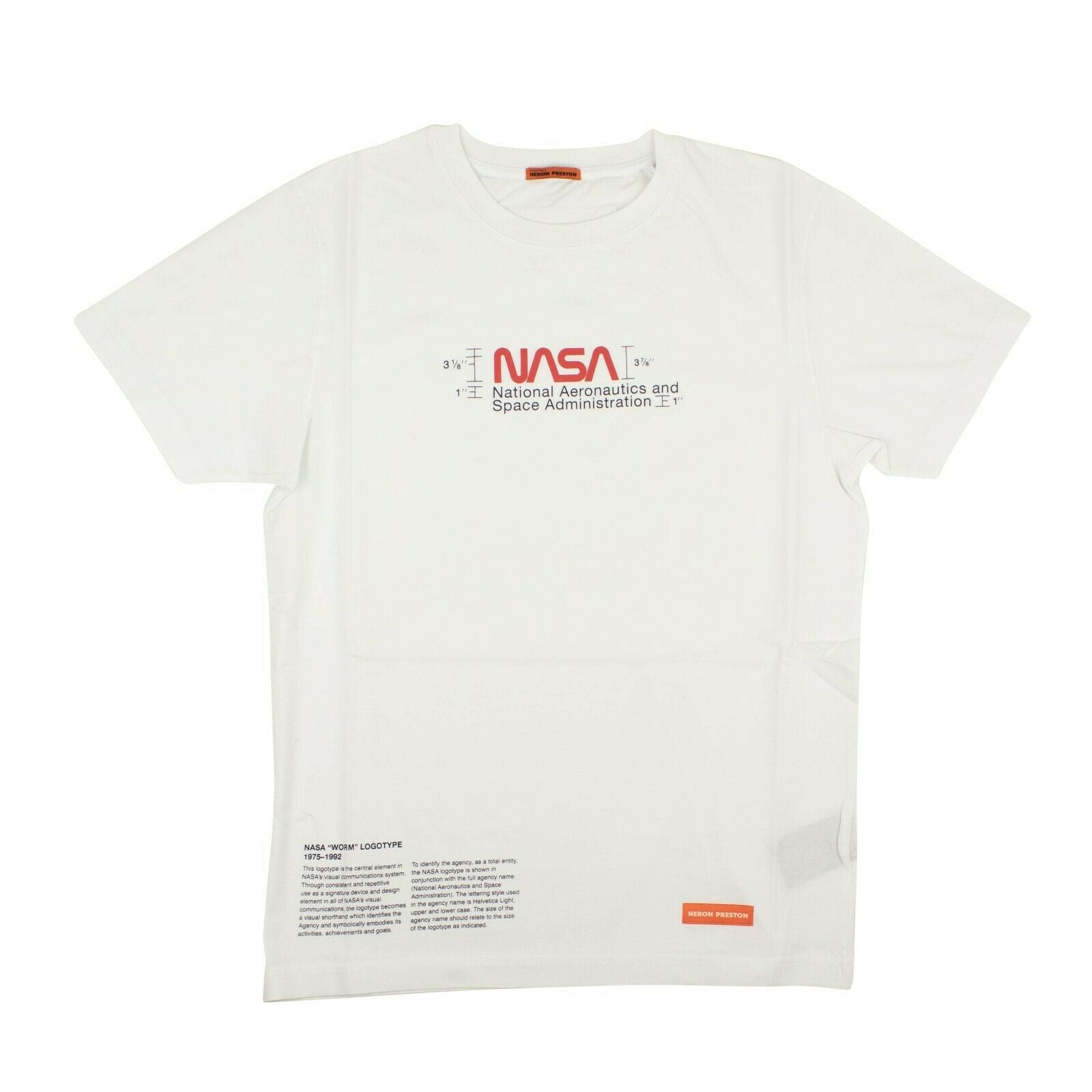 Heron Preston Nasa Ss T-Shirt - White – 1nventory