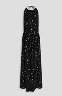 Amiri Stars Fil Coupe Halter Dress - Black