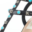 Rockstud Rolling Turquoise Stone Heels 8 US 38 EU