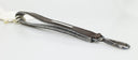 Brown Leather Cashmere Lined Wristlet Key Ring