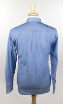 Blue Designing & Stripes 100% Cotton Dress Shirt