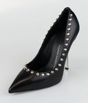 Yvette Varenne Leather Spiked Heels 8 US 38 EU