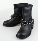 Blok Tubo Black Leather Boots