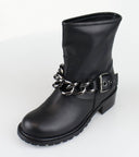 Blok Tubo Black Leather Boots