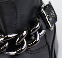 Blok Tubo Black Leather Boots