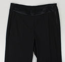 Women's Black Wool Blend Dress Pants