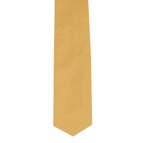 John Lobb Silk Herringbone Neck Tie - Ardilla Brown