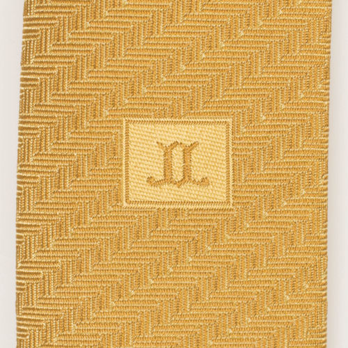 John Lobb Silk Herringbone Neck Tie - Ardilla Brown