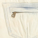 Light Blue Bleached Moto Jeans