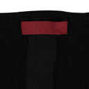 BLACK WOVEN NET DAY DRESS