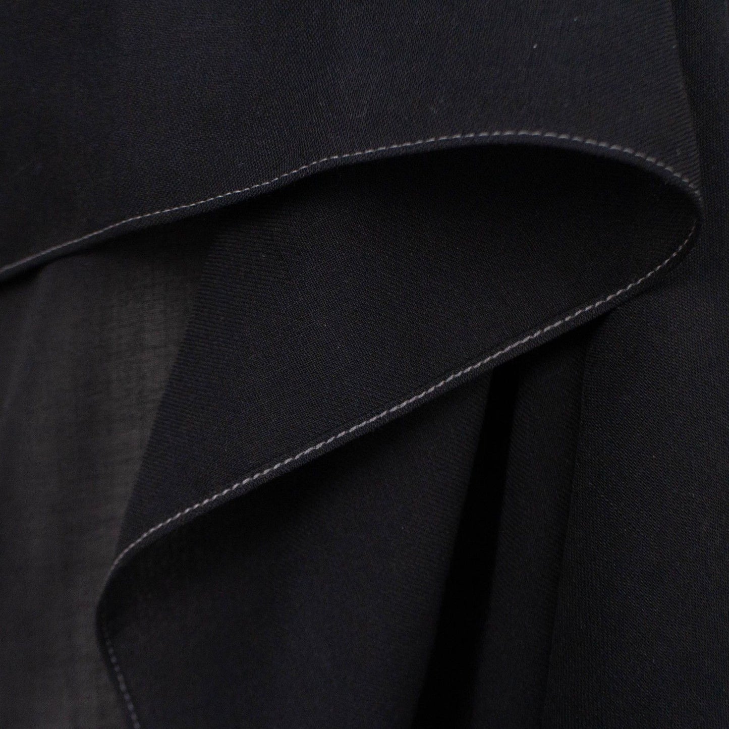 Nicholas Andreas Taralis Black Wool Blend Sleeveless Drape Dress - Black