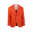 Orange Linen 3 Roll Two-Button Sport Coat