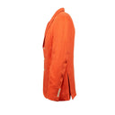 Orange Linen 3 Roll Two-Button Sport Coat