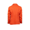 Orange Linen 3 Roll Two-Button Sport Coat
