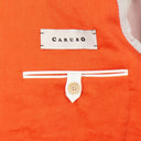 Orange Linen 3 Roll Two-Button Sport Coat