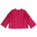 Pink Floral Lace Top