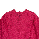 Pink Floral Lace Top