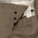 Tan Side Stripe Cotton Pants