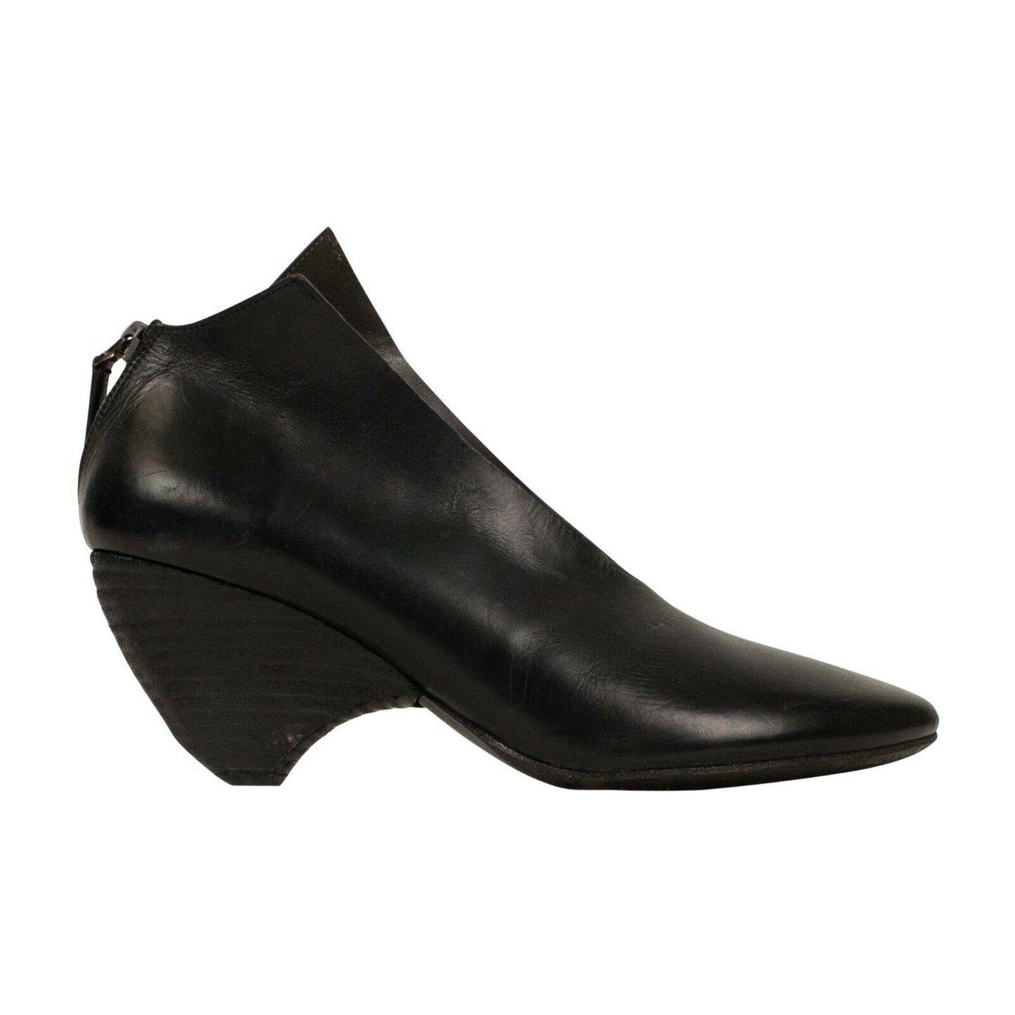 Marsell 'Livellina' Calf Skin Leather Ankle Boots - Black