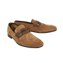 Brown 'Asola' Penny Loafers