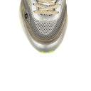 Silver Gray 'Ultrapace' Lace Up Sneakers 7.5 UK 8 US