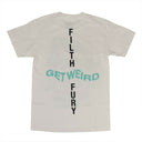 X NEIGHBORHOOD 'FILTH FURY' WHITE T-SHIRT