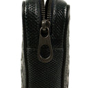Blue Leather Karung Shiny Grid Document Case