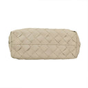 Mist White Leather 'Maxi Cabat' Tote Bag