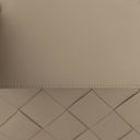 Mist White Leather 'Maxi Cabat' Tote Bag