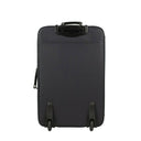 Blue Rubberized Canvas 'Marco Polo' Suitcase Luggage