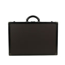 Brown Canvas 'Marco Polo' Hard Suitcase Luggage