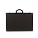 Brown Canvas 'Marco Polo' Hard Suitcase Luggage