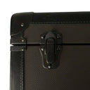 Brown Canvas 'Marco Polo' Hard Suitcase Luggage