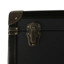 Blue Canvas 'Marco Polo' Hard Suitcase Luggage
