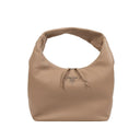 Pink Calf Leather Hobo Medium Shoulder Bag