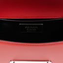 Red 'Sidonie' Calf Leather Small Shoulder Bag