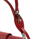 Red 'Sidonie' Calf Leather Small Shoulder Bag