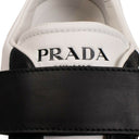 White Leather 'Cassetta Wheel' Sneakers