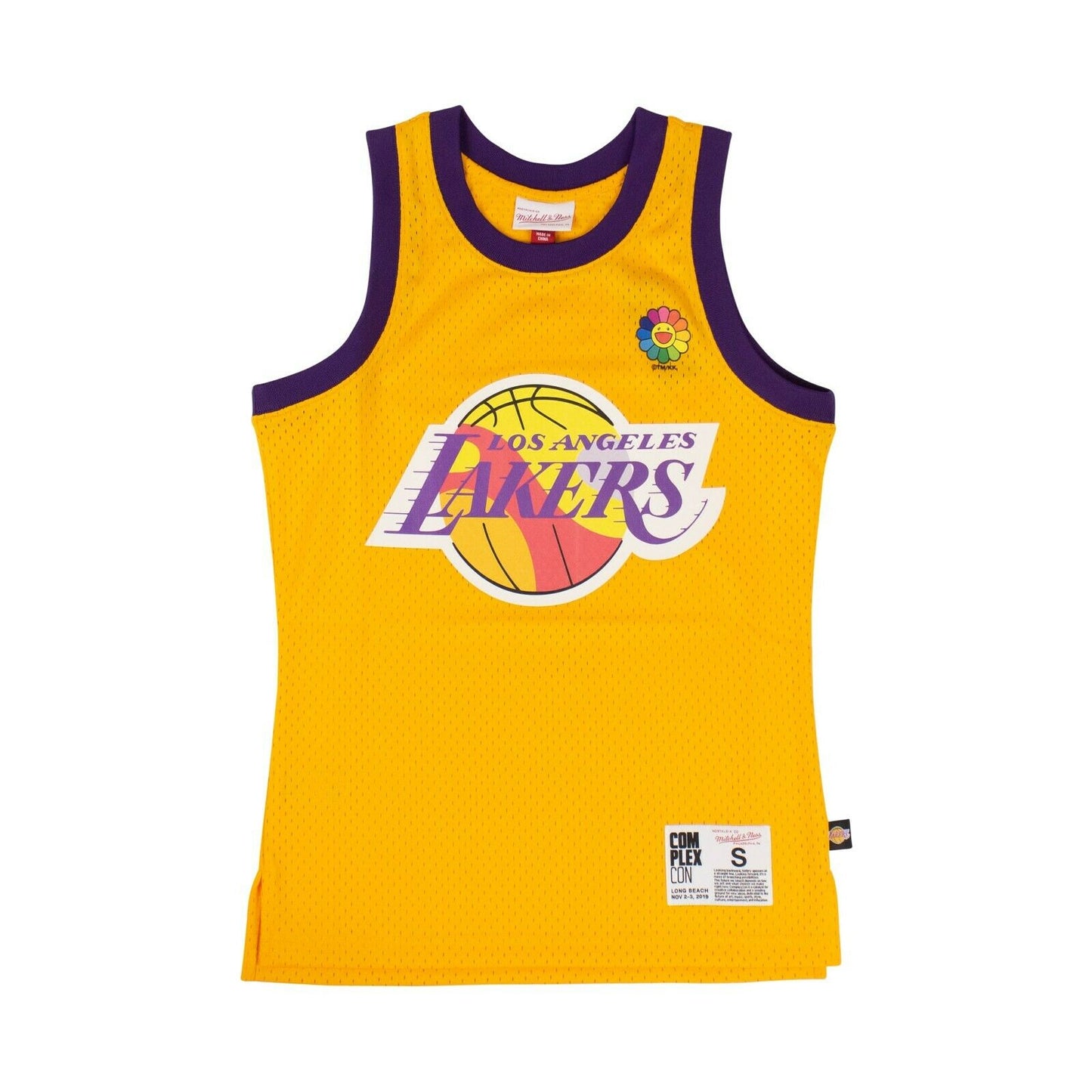 Takashi Murakami X Complexcon 'La Lakers' Basketball Jersey - Yellow