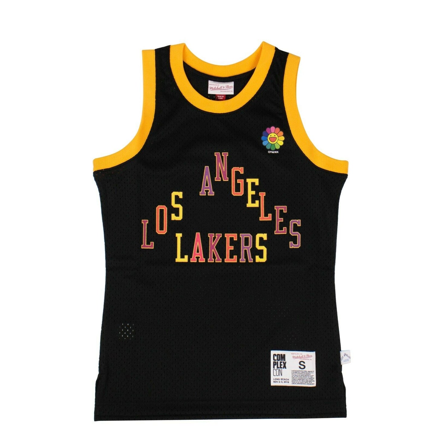 Complexcon X Takashi Murakami  'La Lakers' Basketball Jersey - Black/Yellow