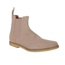 SUEDE 'CHELSEA' BLUSH ANKLE BOOTS